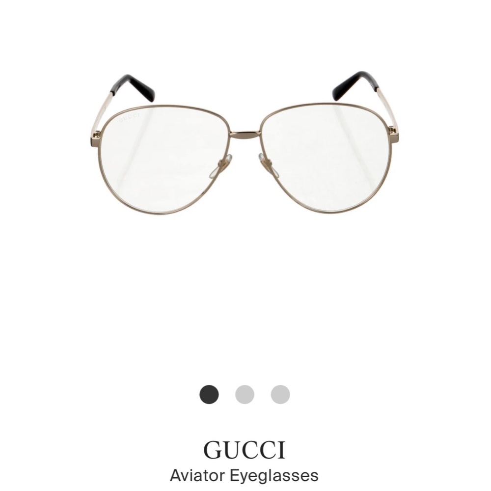 Gucci Aviator eyeglasses